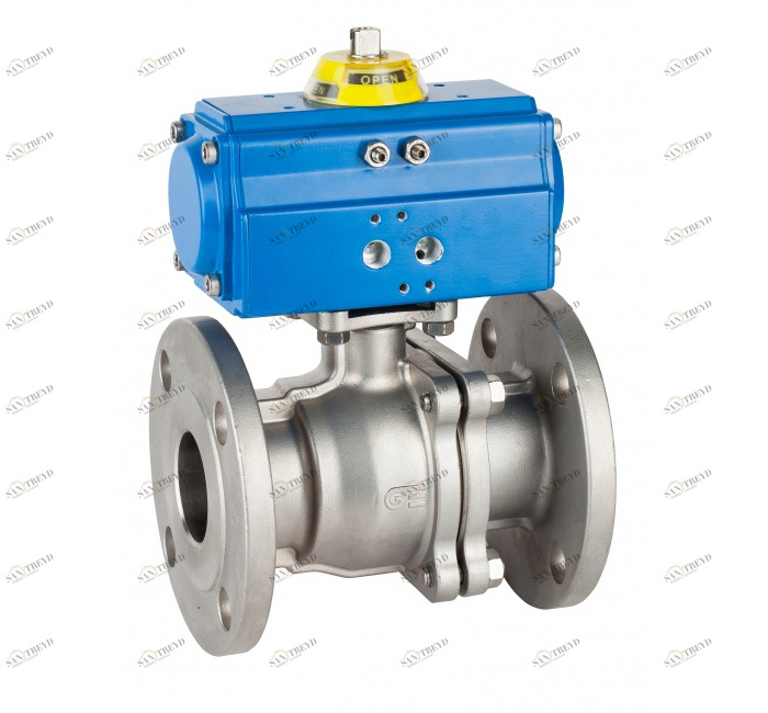 GENEBRE 5528a 08 128 2PC B.V. FLANGES ACT. PNEUM 