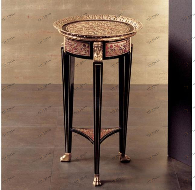 Rozzoni Круглый высокий журнальный столик Classic sun-id-1395674