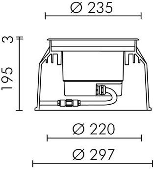 SIMES Напольный светильник ступеньки из литого под давлением алюминия Ring/flat sun-id-1429433 - Вид №14
