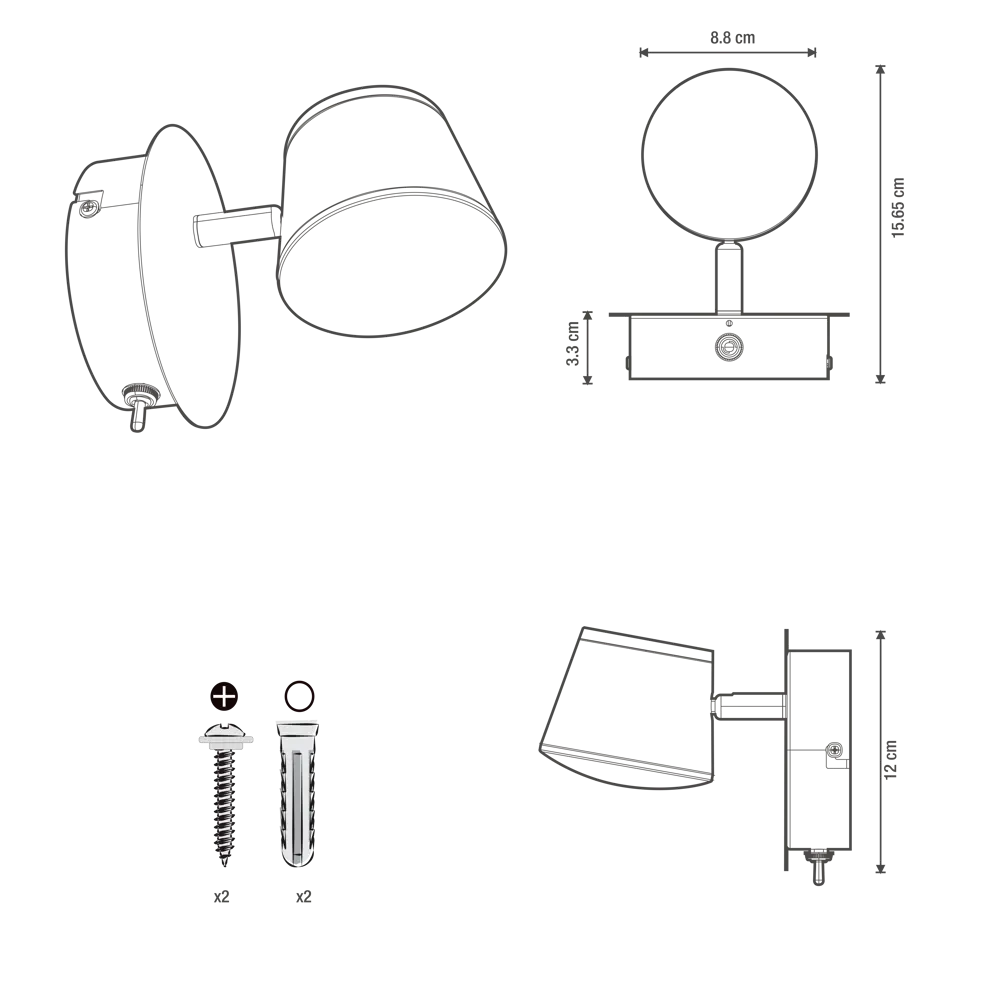 INSPIRE Nikea — Влагозащищенное бра для кухни и ванной 85324149 STLM-0931944 - Вид №11