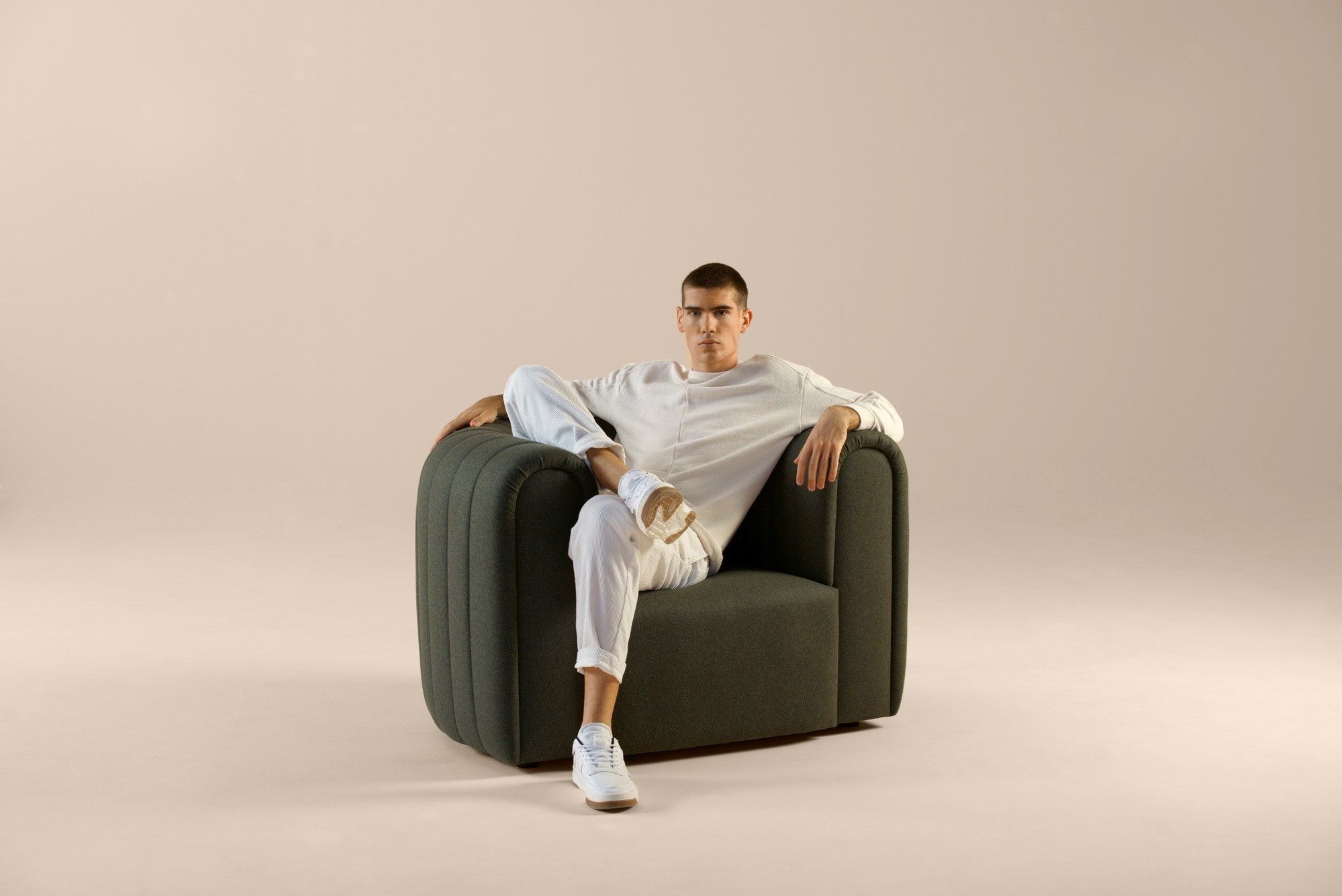 Тканевое кресло с подлокотниками SANCAL ARCH-00085830 - Вид №4