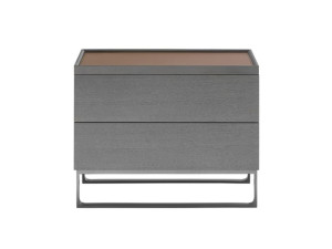 Деревянная прямоугольная тумбочка