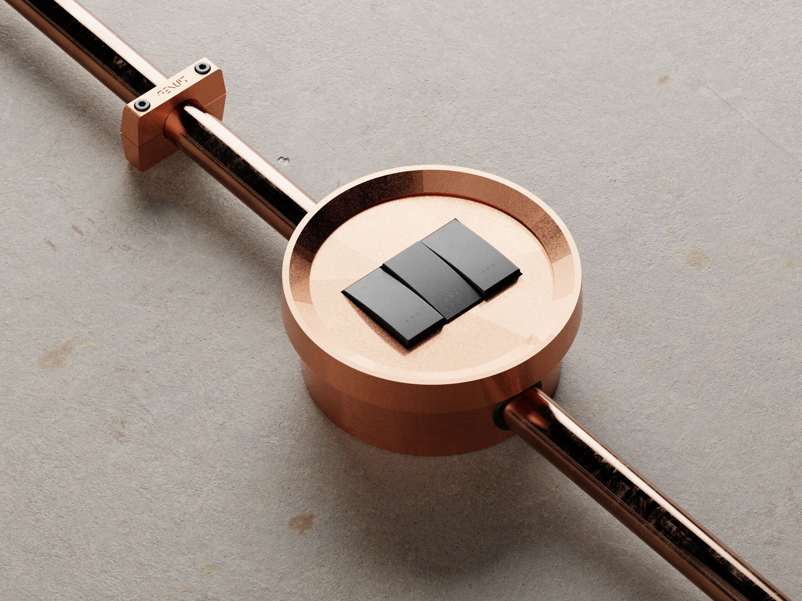 Медная алюминиевая электрическая коробка Genuit медь ARCH-00054479