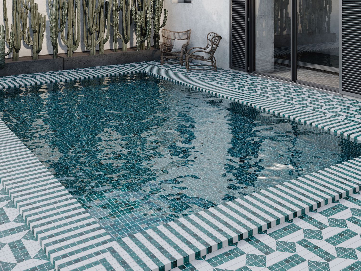 Внутренняя и наружная стеклянная мозаика Onix Icon Modular ARCH-00119695 - Вид №3