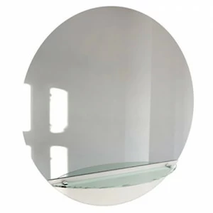 Зеркало в ванную круглое со стеклянной полкой "Тайди Лэп" GRAUM ДИЗАЙНЕРСКИЕ 304093 Зеркальный