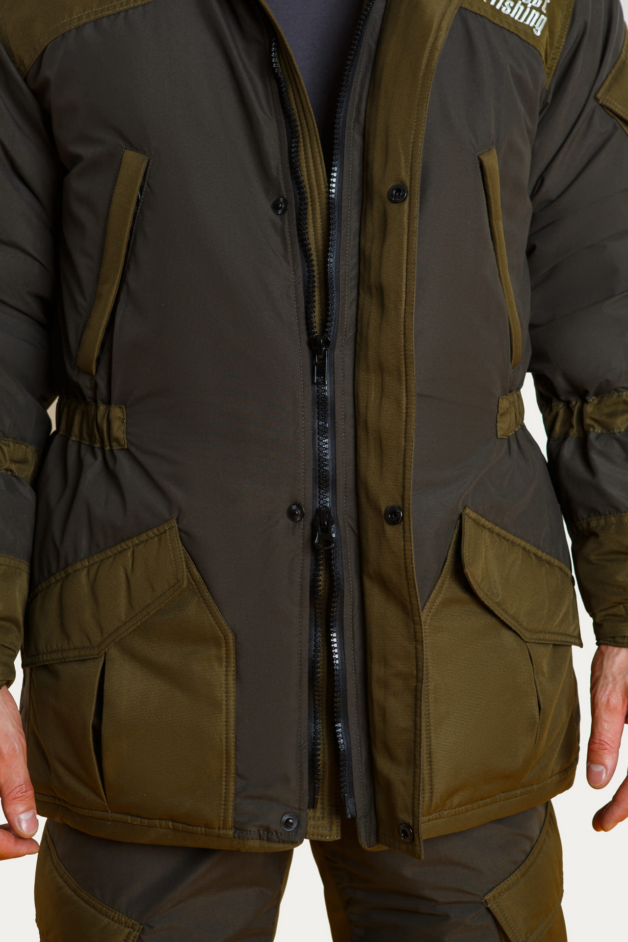 63941 Костюм  зимний хаки West Fishing  Зимняя спецодежда Santreyd  - Вид №14