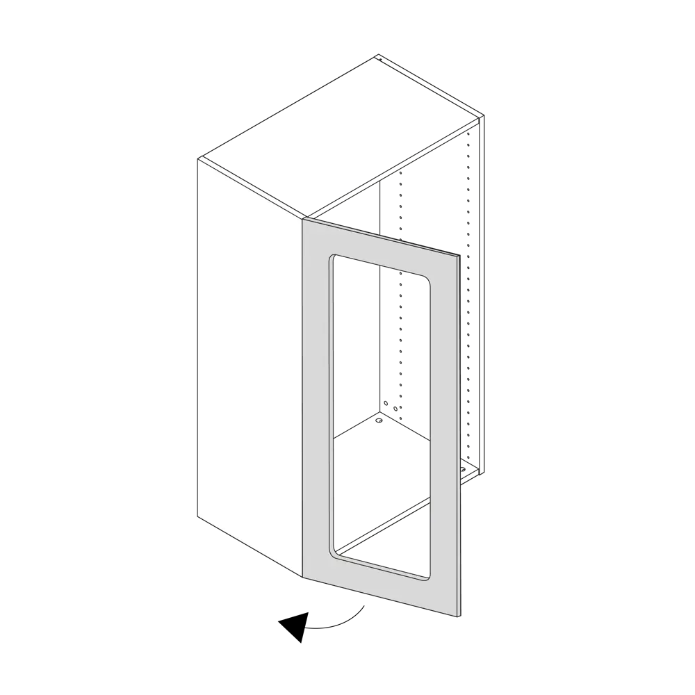 Фасад кухонный Delinia ID Ньюпорт белый матовый с филенкой 39.7×76.5 см 82010390 STLM-0017281 - Вид №16