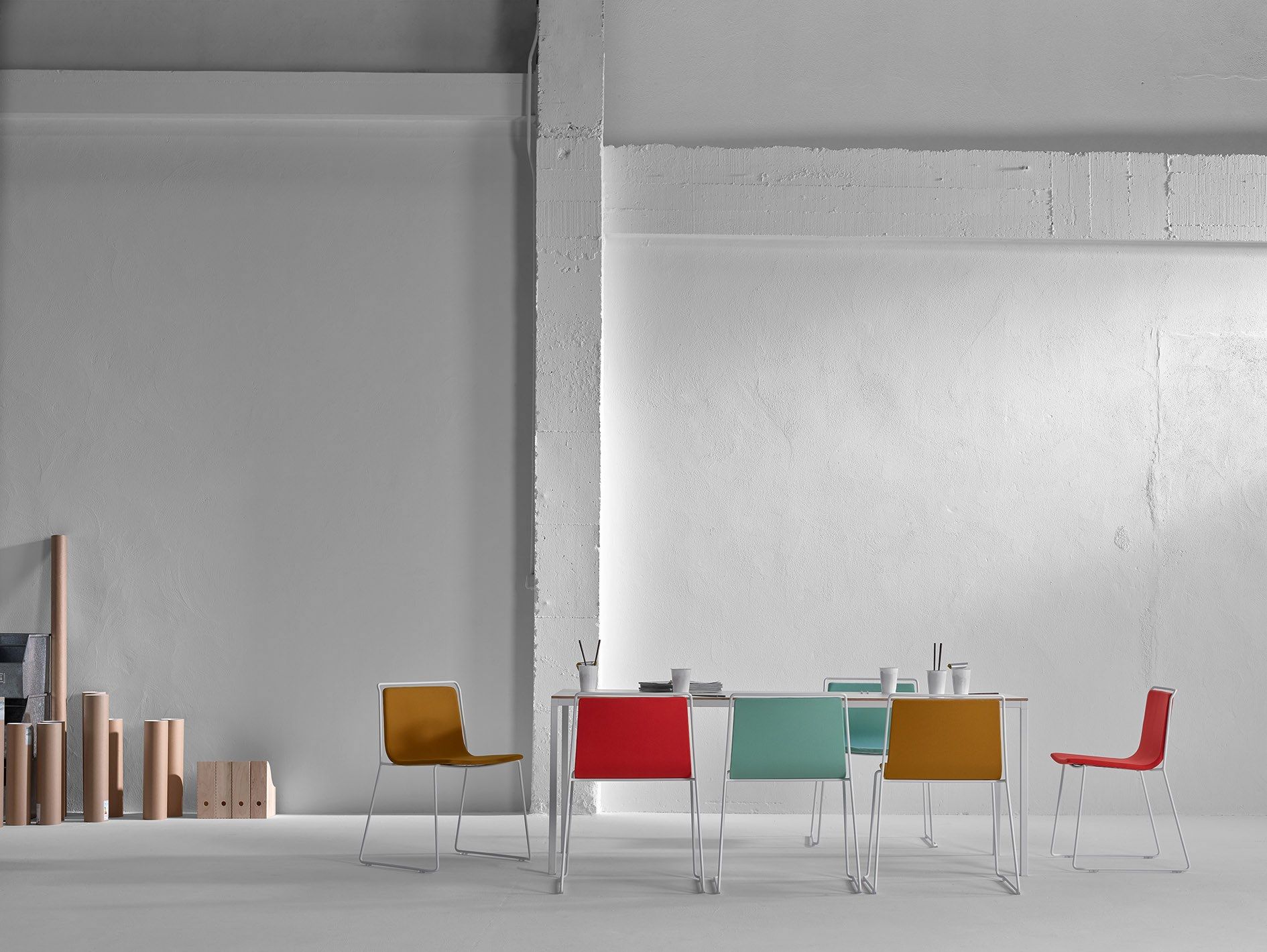 Штабелируемый стул для салазок ONDARRETA Alo ARCH-00034331 - Вид №12