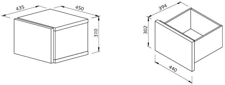 TemaHome Прикроватная тумба с ящиками Float sun-id-1360777 - Вид №14