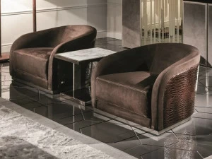 Longhi Кожаное кресло с подлокотниками Loveluxe X 630