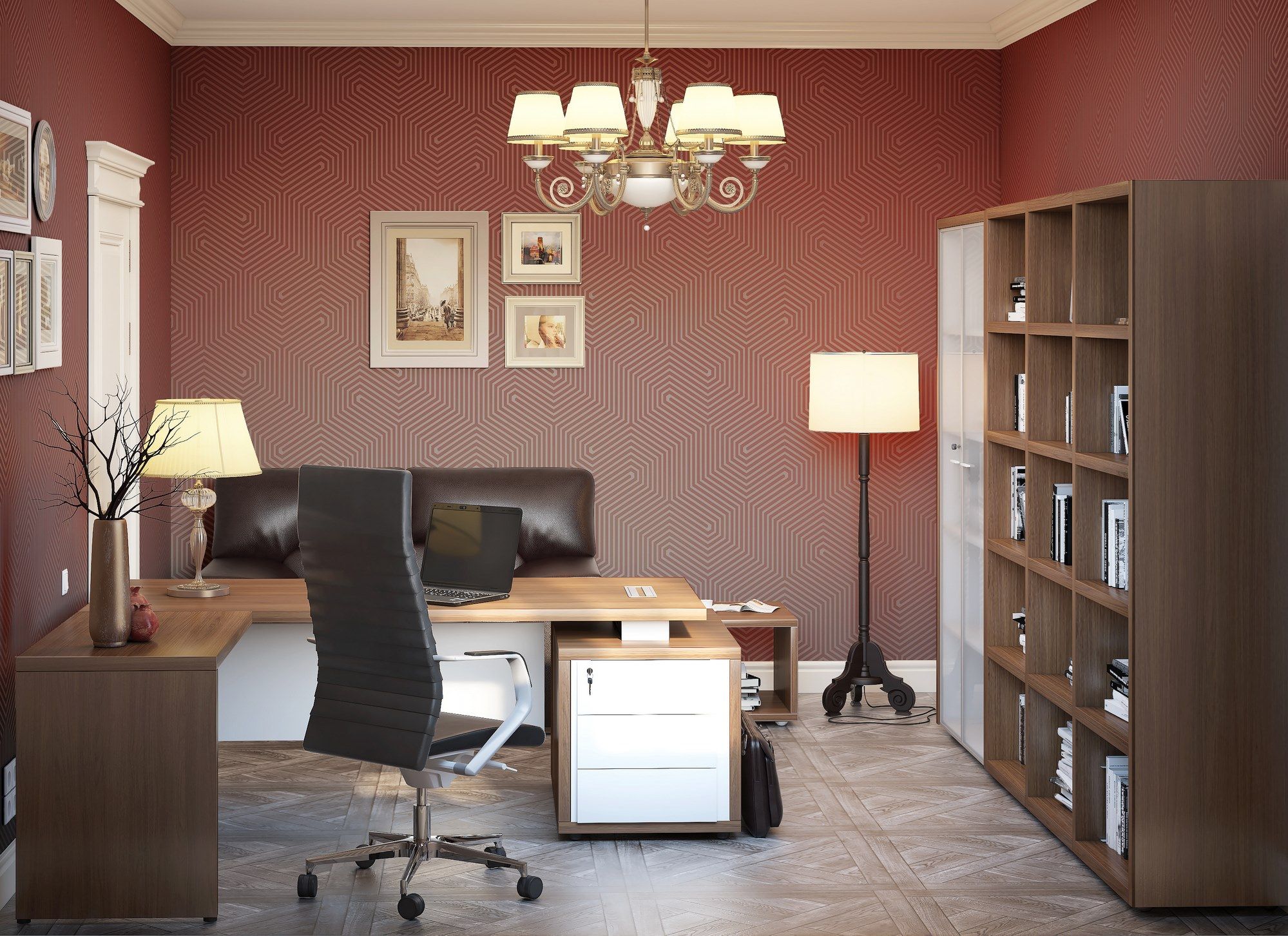 Угловой стол со встроенной полкой CUF Milano ARCH-00088114 - Вид №5