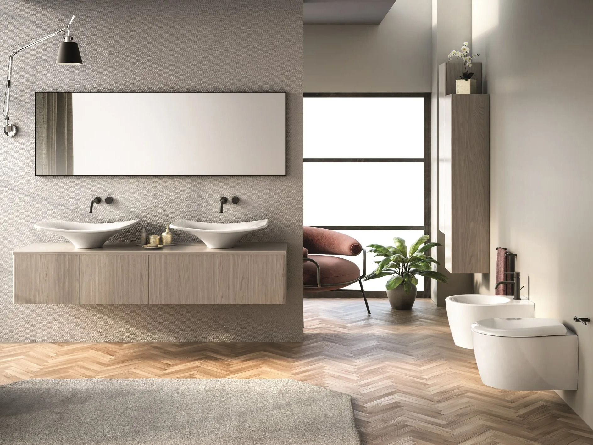 Туалет висит в витрине без бриды Olympia Ceramica FORMOSA ARCH-00047269 - Вид №4