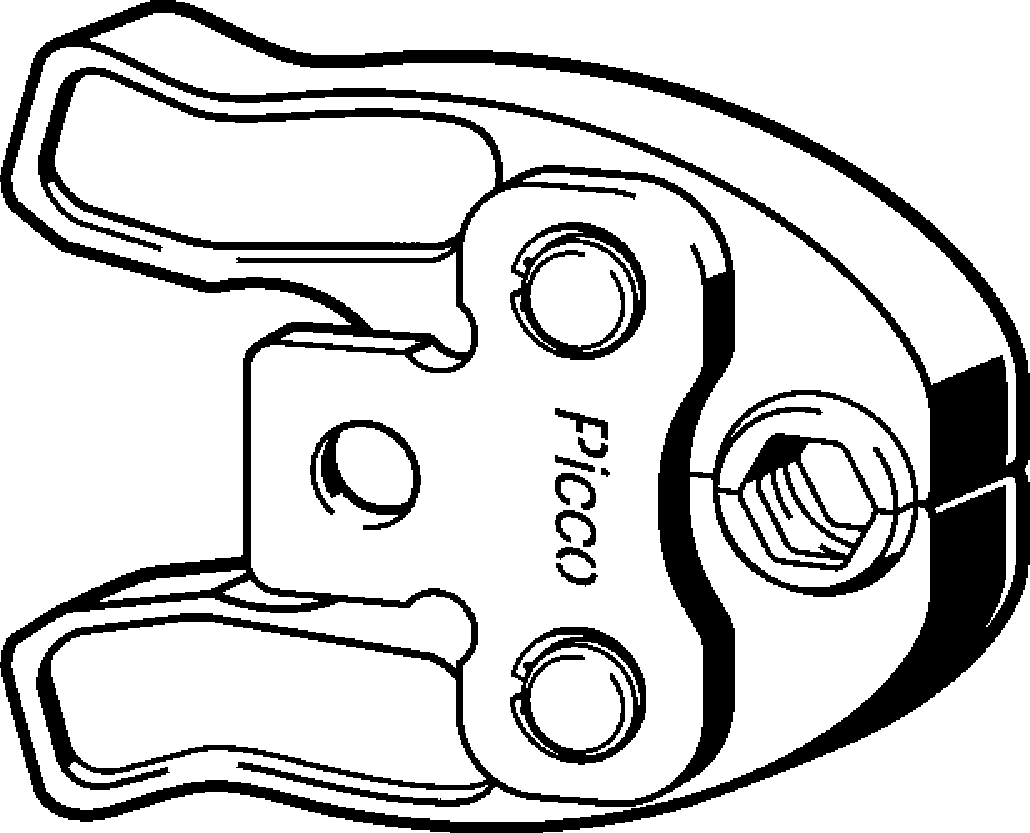 485 535 Модель 2484.9 Трубопроводные системы  Системные пресс-инструменты  Системные пресс-клещи Picco  Металлические пресс-системы Santreyd  - Вид №1