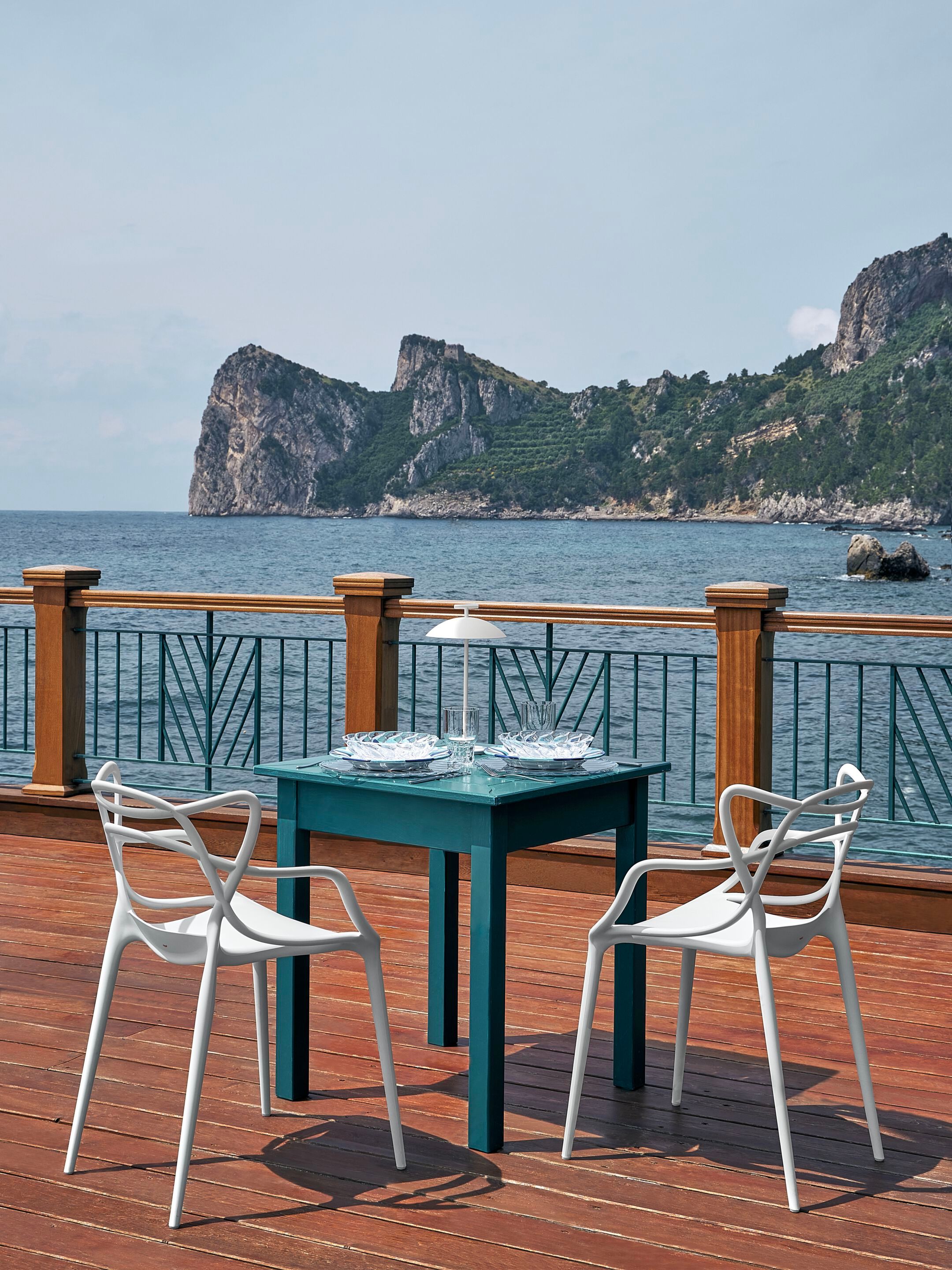 Штабелируемый стул из инженерного пластика с подлокотниками Kartell Masters ARCH-00054309 - Вид №22