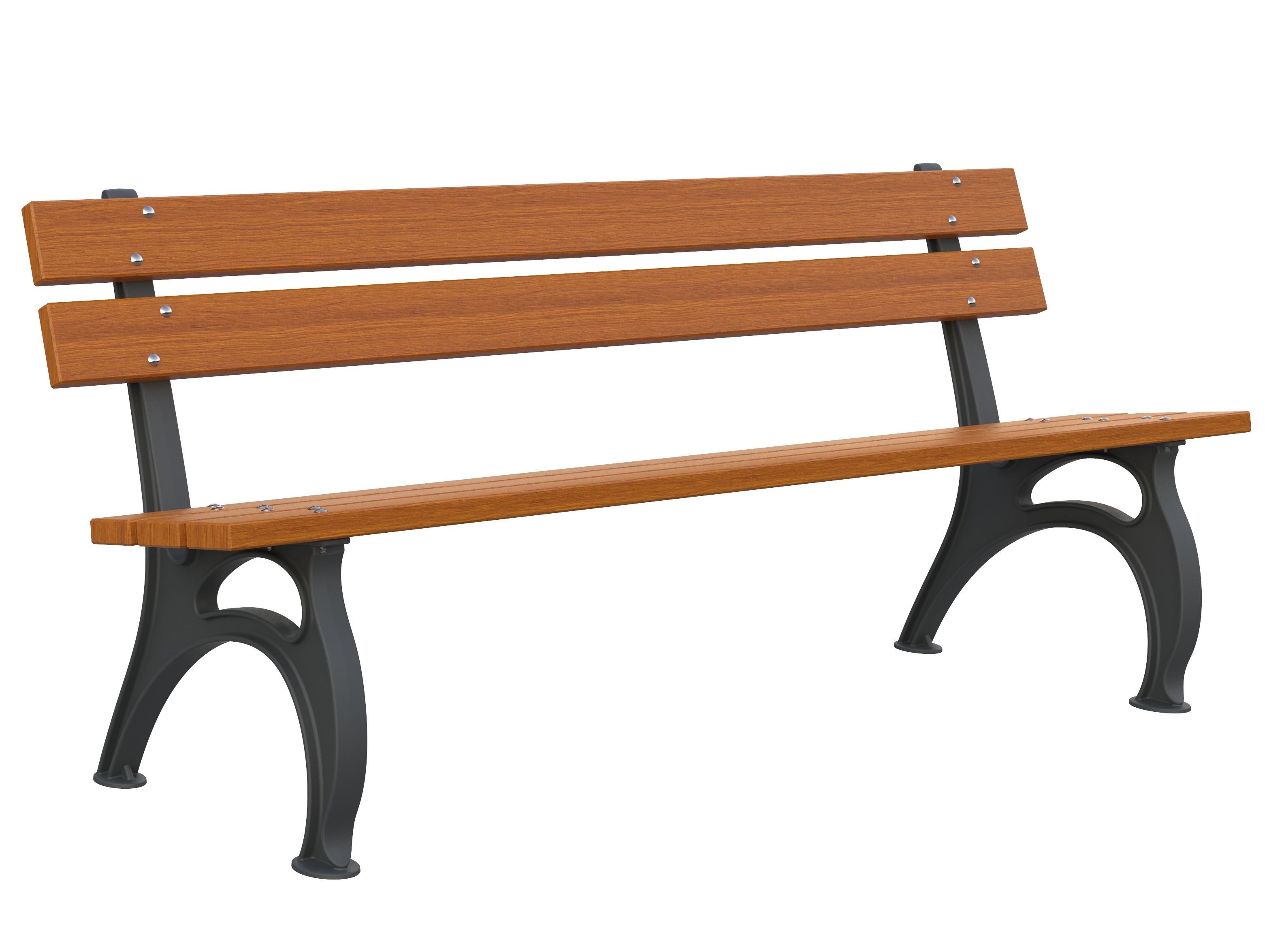 Чугунная скамья со спинкой Lazzari ARCH-00147739