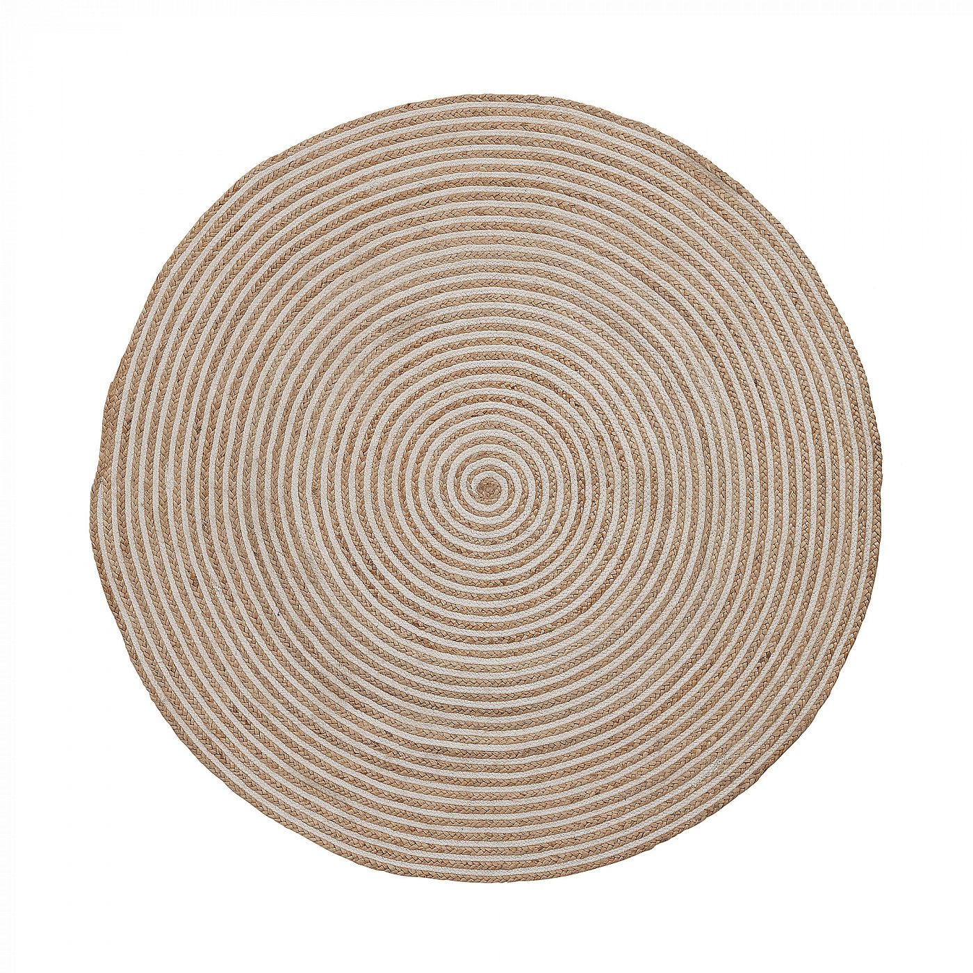 053209 Ковер Samy Ø100 натуральный белый La Forma Saht  - Вид №1