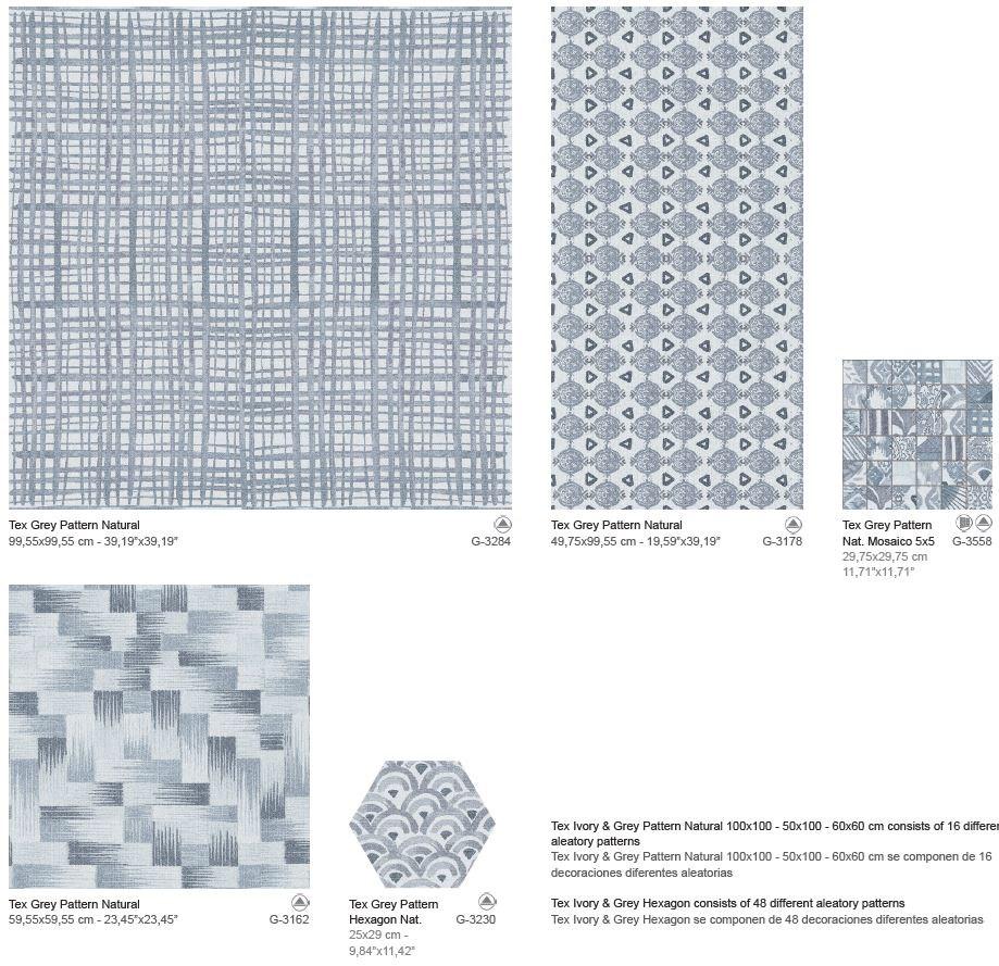 Aparici Пол из керамогранита с эффектом ткани Tex sun-id-1439313 - Вид №7