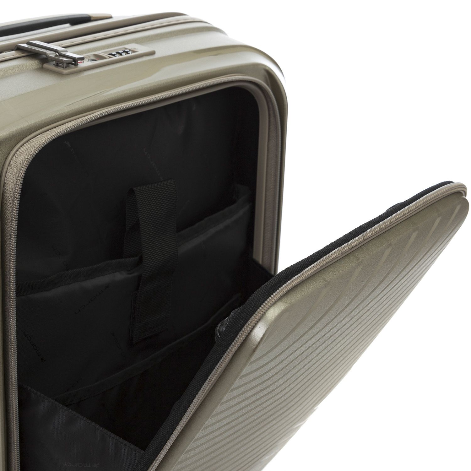 M1200-86-52F Чемодан M1200*52F Cabin Laptop March Gotthard Metallic  - Вид №8