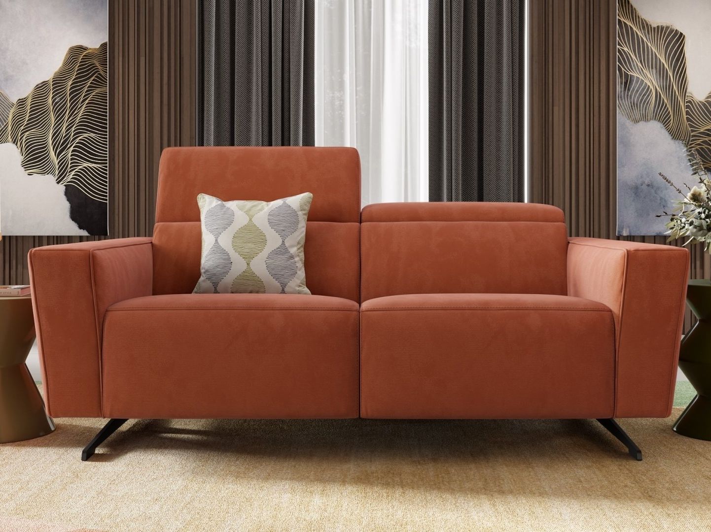 2-местный тканевый диван Sofanella Alesso ARCH-00056188 - Вид №5