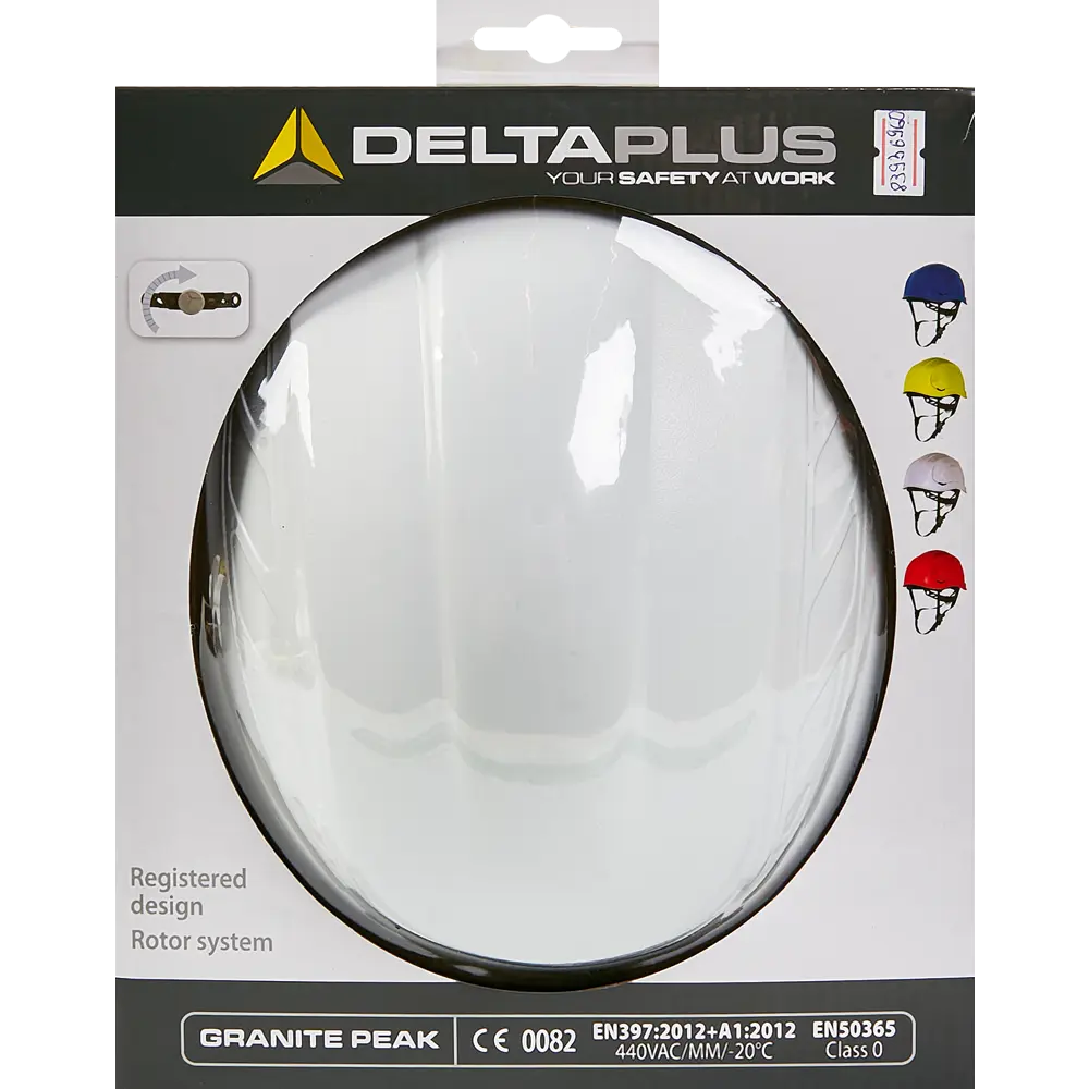 Каска защитная Delta Plus Granite Peak белая STLM-2150538 - Вид №4