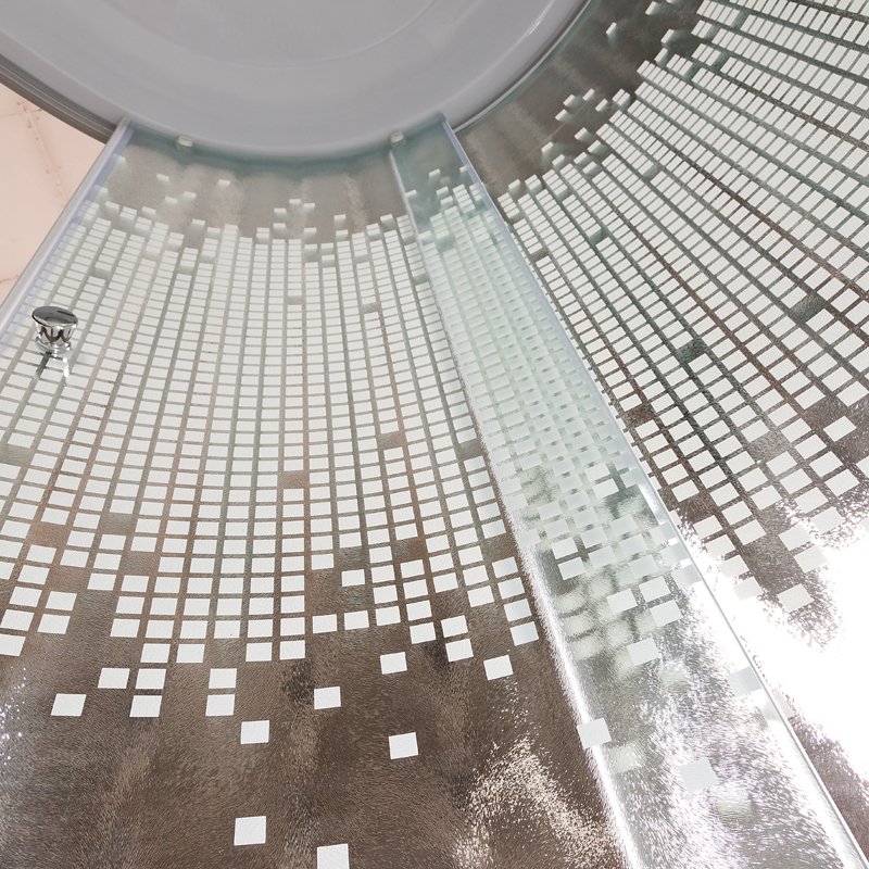 B90S LED BLACK Душевая кабина DETO Серия В L 920 L с электрикой - Вид №12