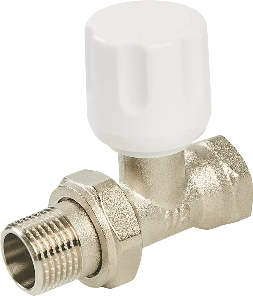85339575 Клапан для радиатора прямой Heizen 1/2" латунь STLM-0061879
