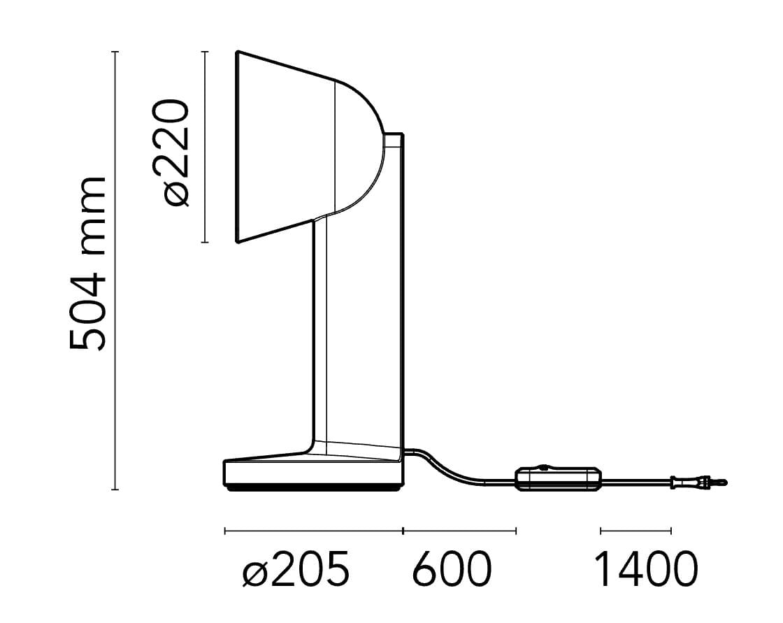 Керамическая светодиодная настольная лампа Flos CÉRAMIQUE SIDE ARCH-00054769 - Вид №8