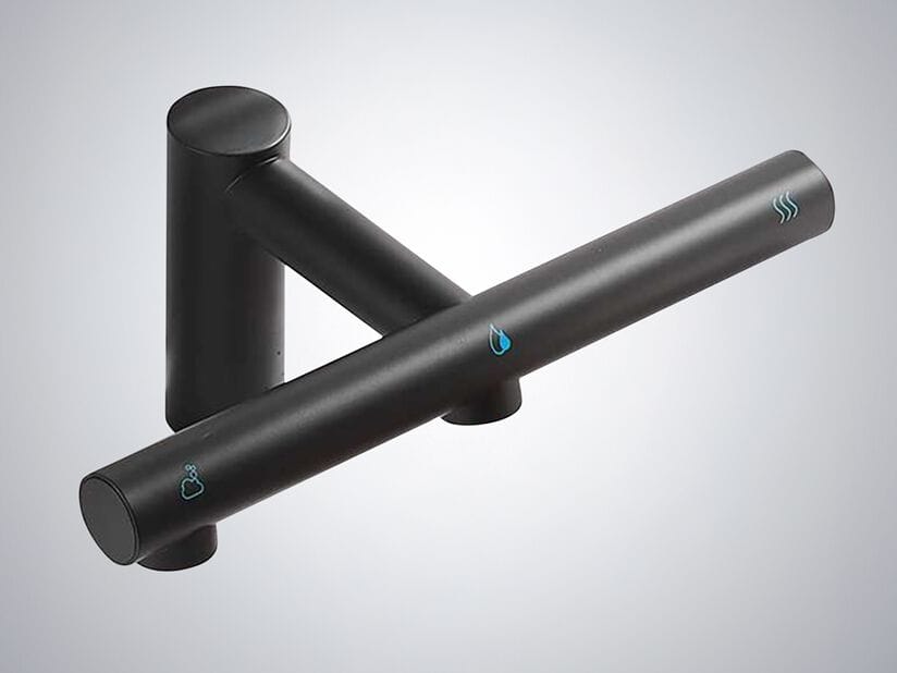 Инфракрасный кран для общественных туалетов с воздушными полотенцами Fontana Showers синий Синий ARCH-00027473 - Вид №9