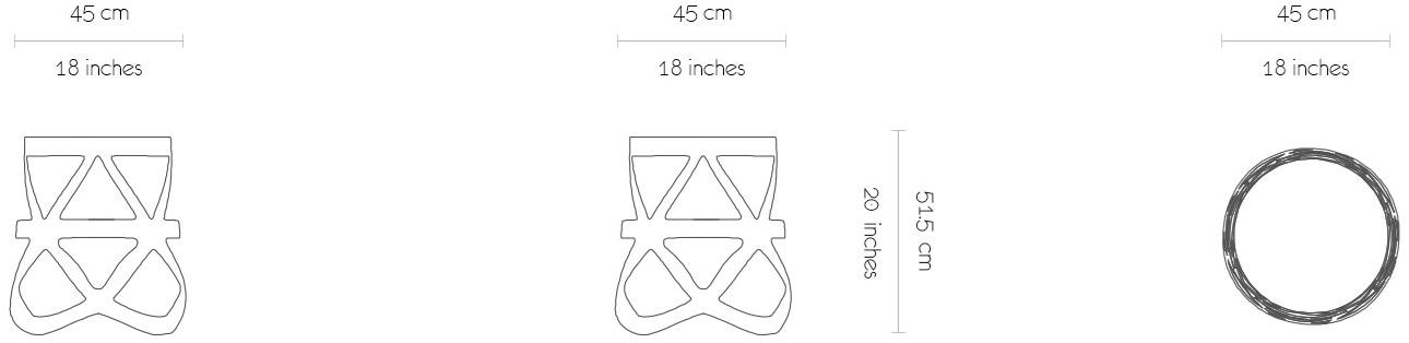 MORADA Круглый журнальный столик из нержавеющей стали для гостиной Crown sun-id-1484330 - Вид №2