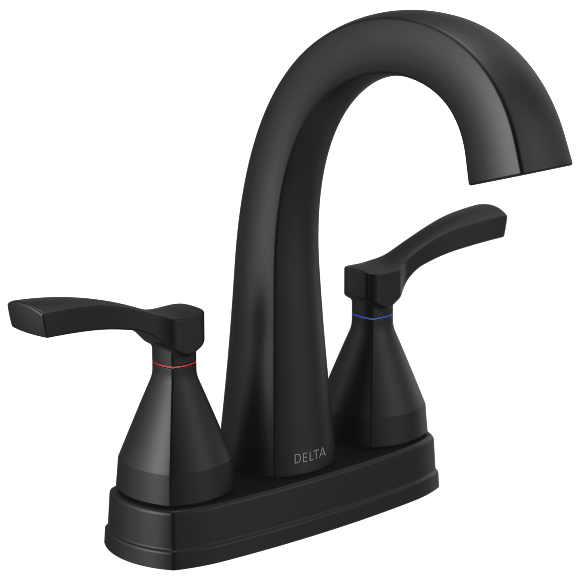 25775-BLMPU-DST Смеситель для ванной комнаты с двумя ручками Delta Faucet Stryke Матовый черный 