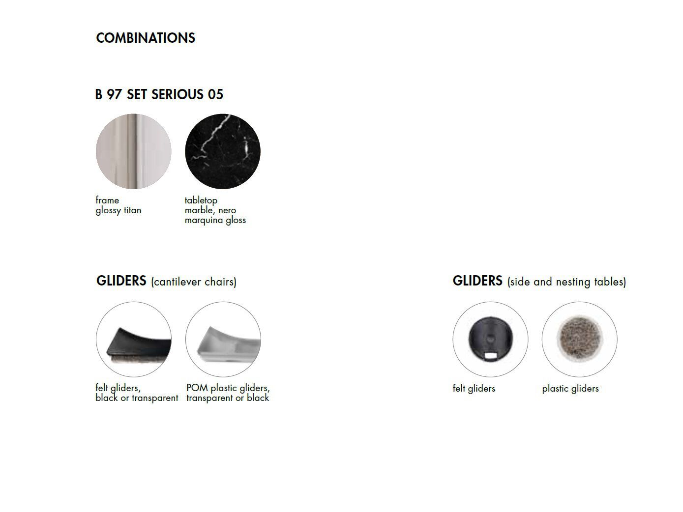 Штабелируемый журнальный столик из черного мрамора Marquina THONET JS. THONET ARCH-00147415 - Вид №3