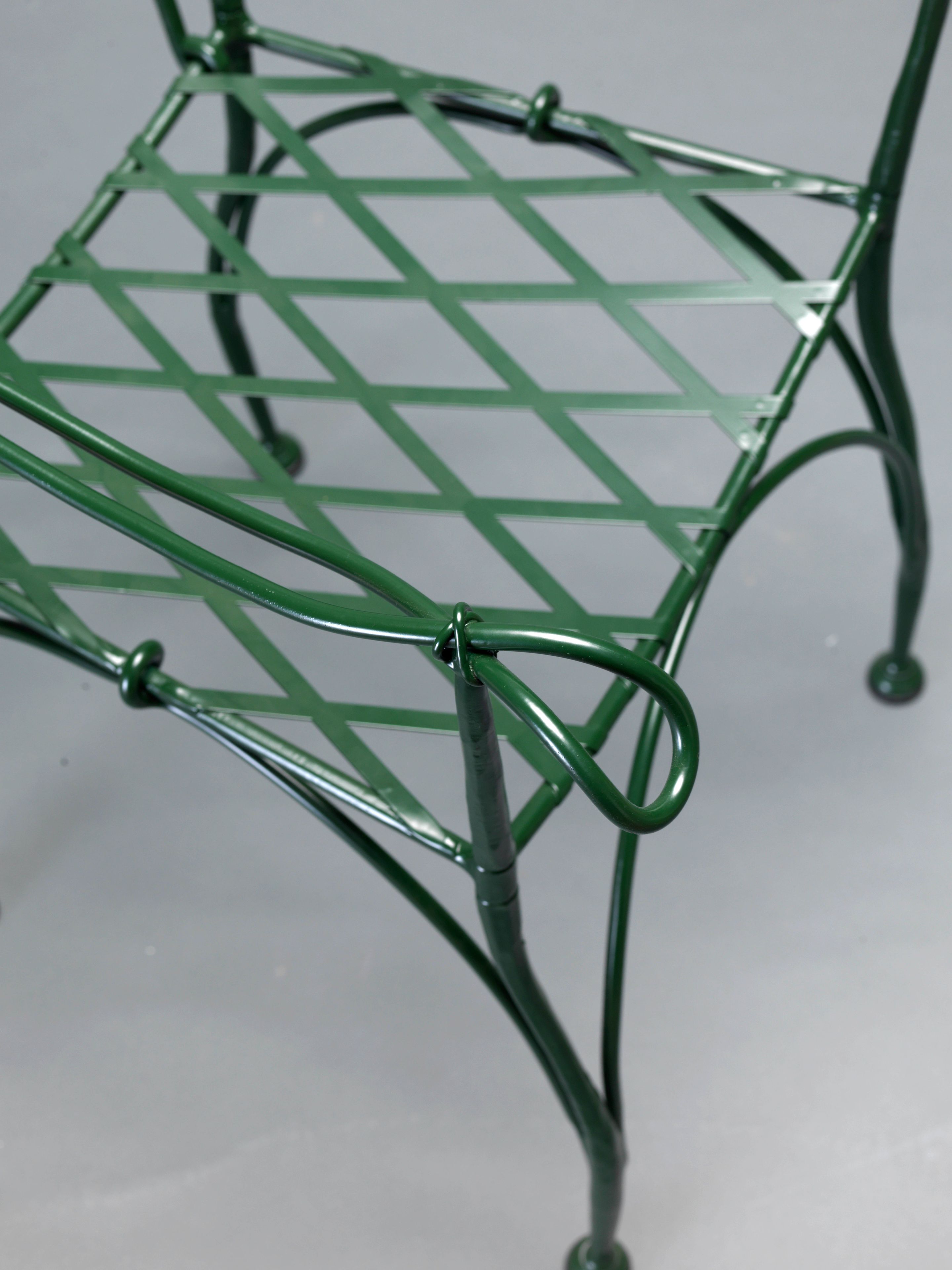 Садовый стул из нержавеющей стали с подлокотниками OFFICINACIANI Florio ARCH-00142268 - Вид №3