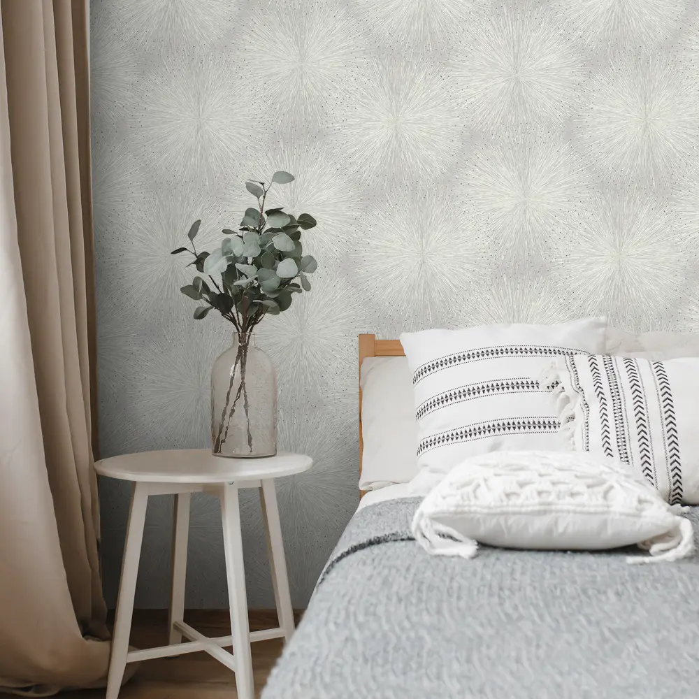 EURO DECOR Bengal - флизелиновые обои серого цвета с тиснением 89347320 STLM-1387372 - Вид №2