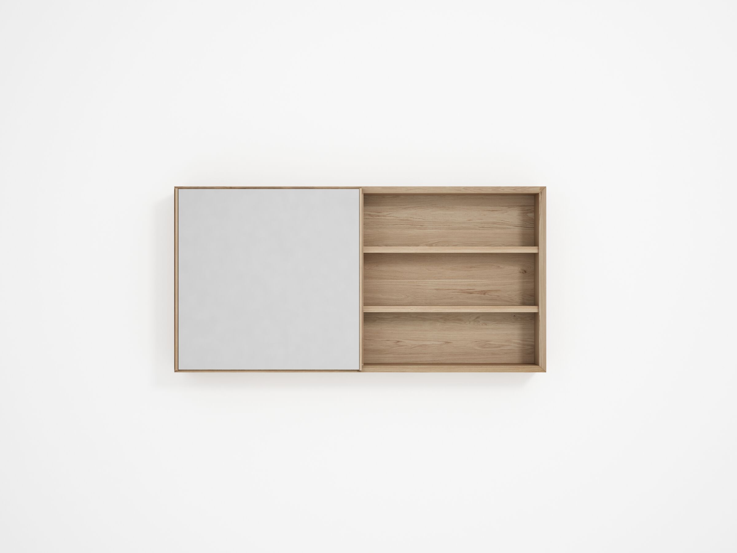 Прямоугольное настенное зеркало с контейнером KARPENTER ARCH-00035078 - Вид №2