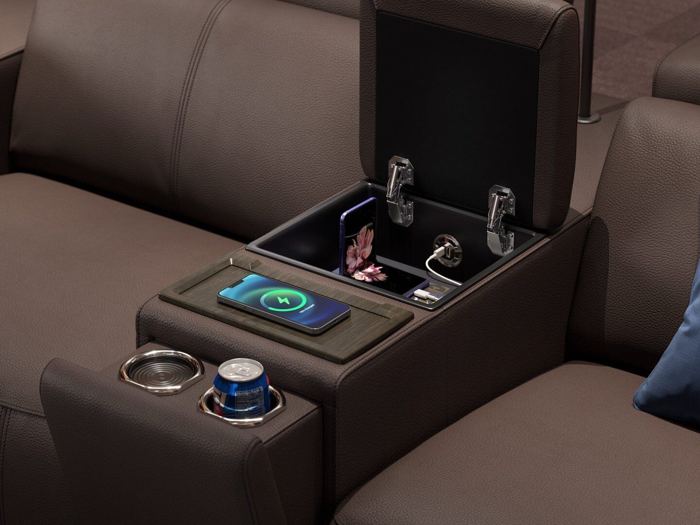 2-местный кожаный диван Sofanella Sorrento Kino ARCH-00144328 - Вид №5