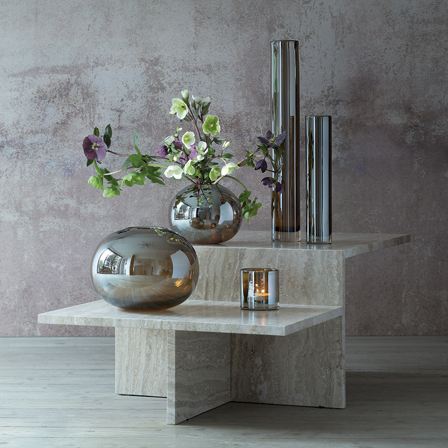 G1663-18-141 Ваза signature, epoque, 18 см, янтарь LSA International  - Вид №1