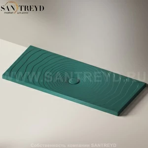 Flaminia WATER DROP Душевой поддон 160 см зеленый DR7016.5020