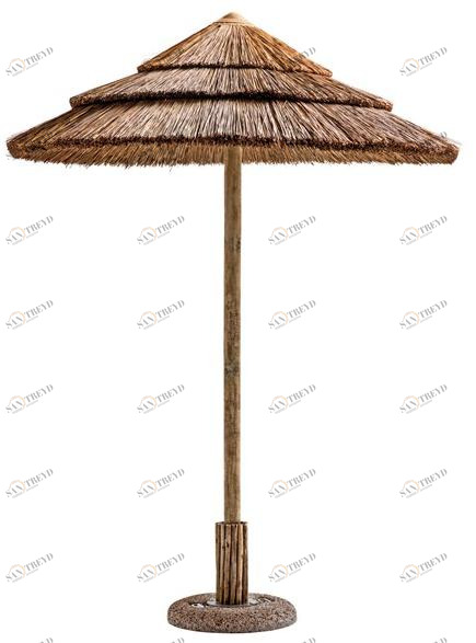 Il Giardino di Legno Круглый зонтик из растительных волокон Ombrelloni sun-id-1389379