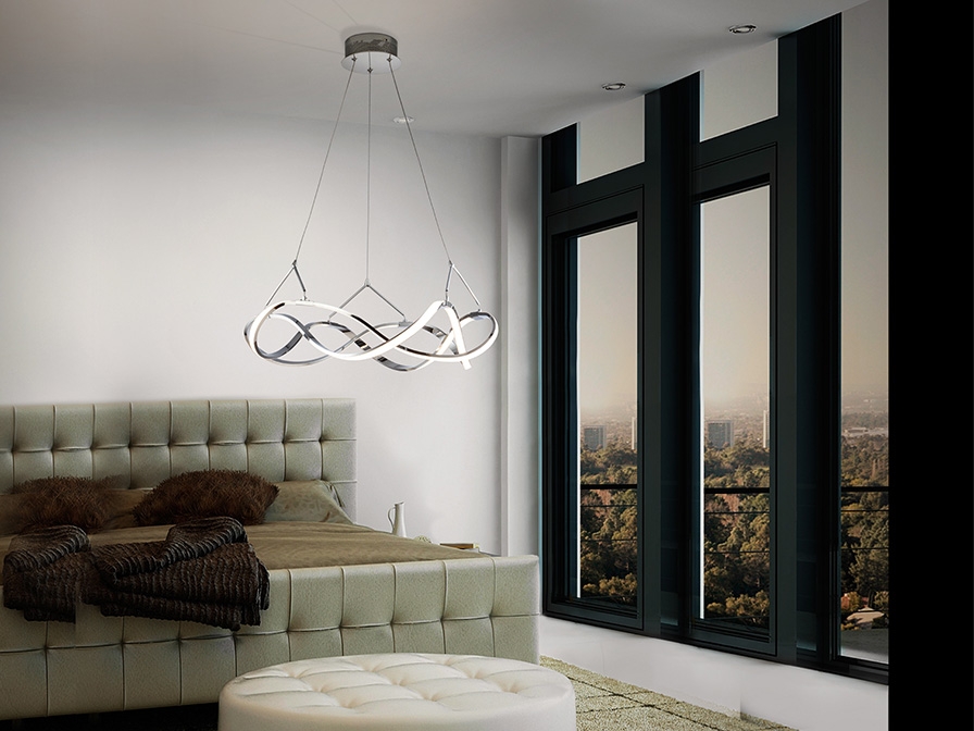 083695 Подвесной светильник 53Ø хром Schuller Molly