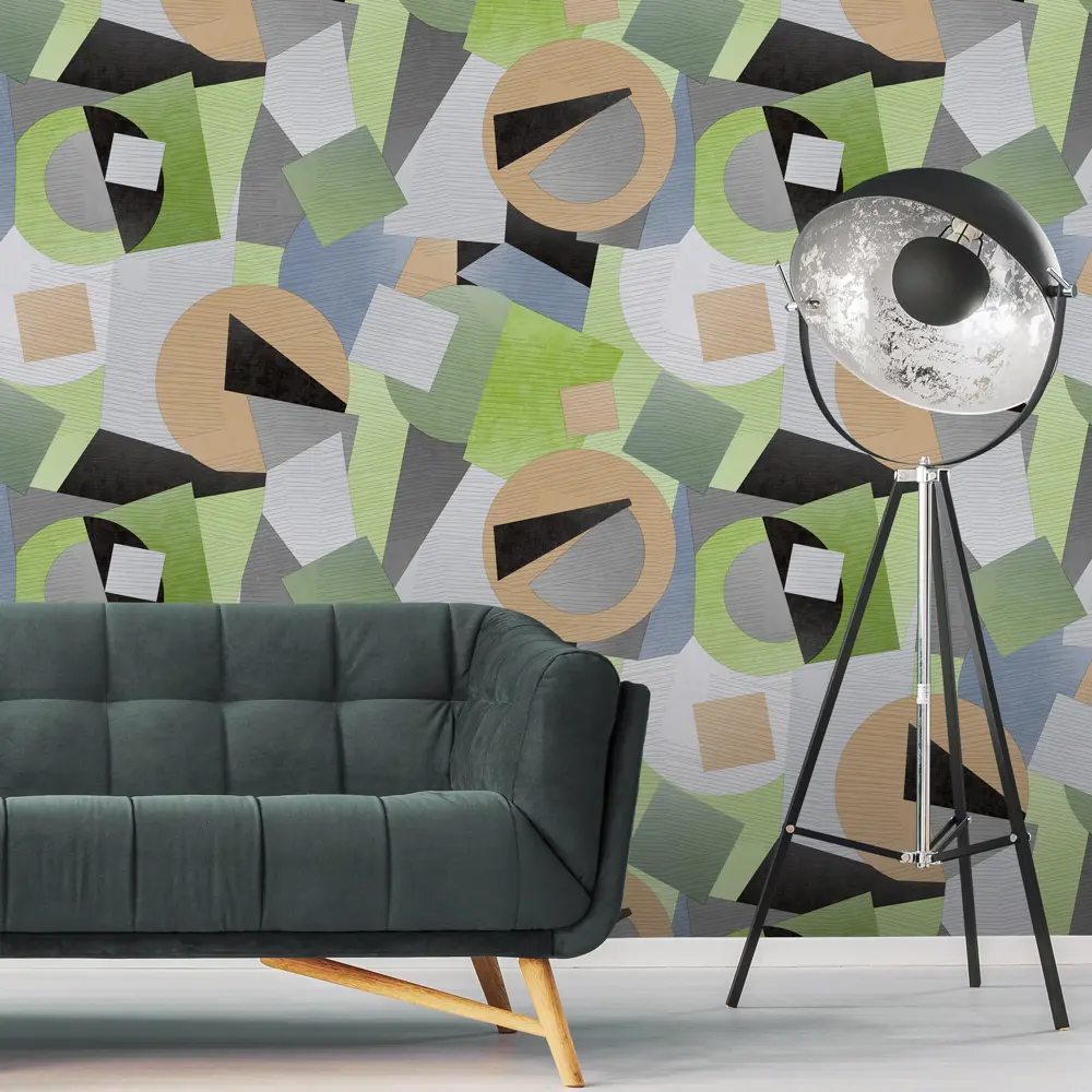 Обои флизелиновые Deco-Deco Forma синие 1.06 м DD6011-11 88479604 STLM-2154994 Santreyd - Вид №2