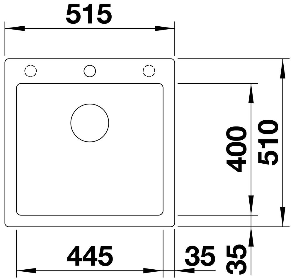 521677 Кухонная мойка Blanco Pleon 5 кофе  Blanco Pleon Кофе - Вид №4