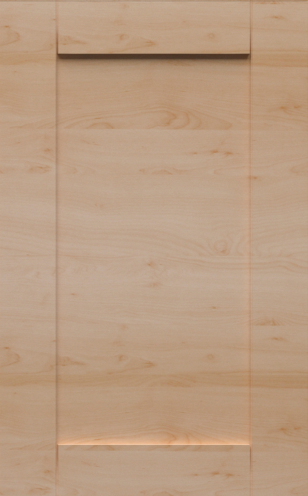 Фасады для кухни Кантри Фрезеровка «Лжевыборка Горизонталь» Берёза полированная №22 SIDAK SIST1765-215