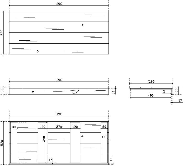 GALASSIA Столешница для умывальника из лиственницы Plus design sun-id-1449825 - Вид №1