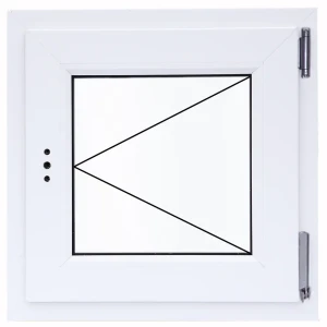 Пластиковое окно VEKA одностворчатое белое 56×41 см с однокамерным стеклопакетом 86533896