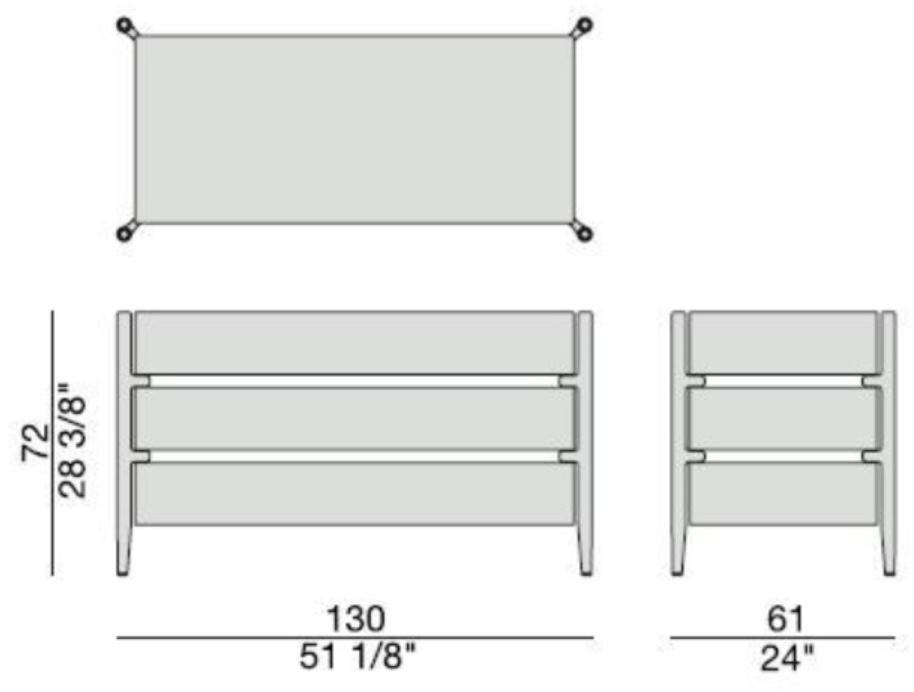 Porada Комод из дерева Iron sun-id-1430353 - Вид №2
