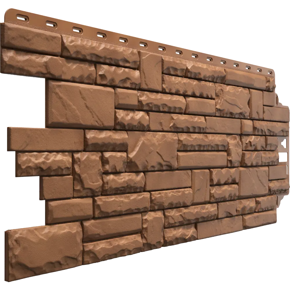 Фасадная панель Docke Песчаник колотый цвет коричневый 82402517 STLM-2090053 DÖCKE Dacha - Вид №1