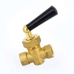 Кран ВВ трехходовой 1/4" RM-MM для манометров WATTS