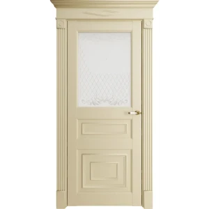 91242211 Дверь межкомнатная Uberture Florence style 62001 остеклённая 200x60см пленка ПВХ цвет серена керамик без замка и петель STLM-1434080