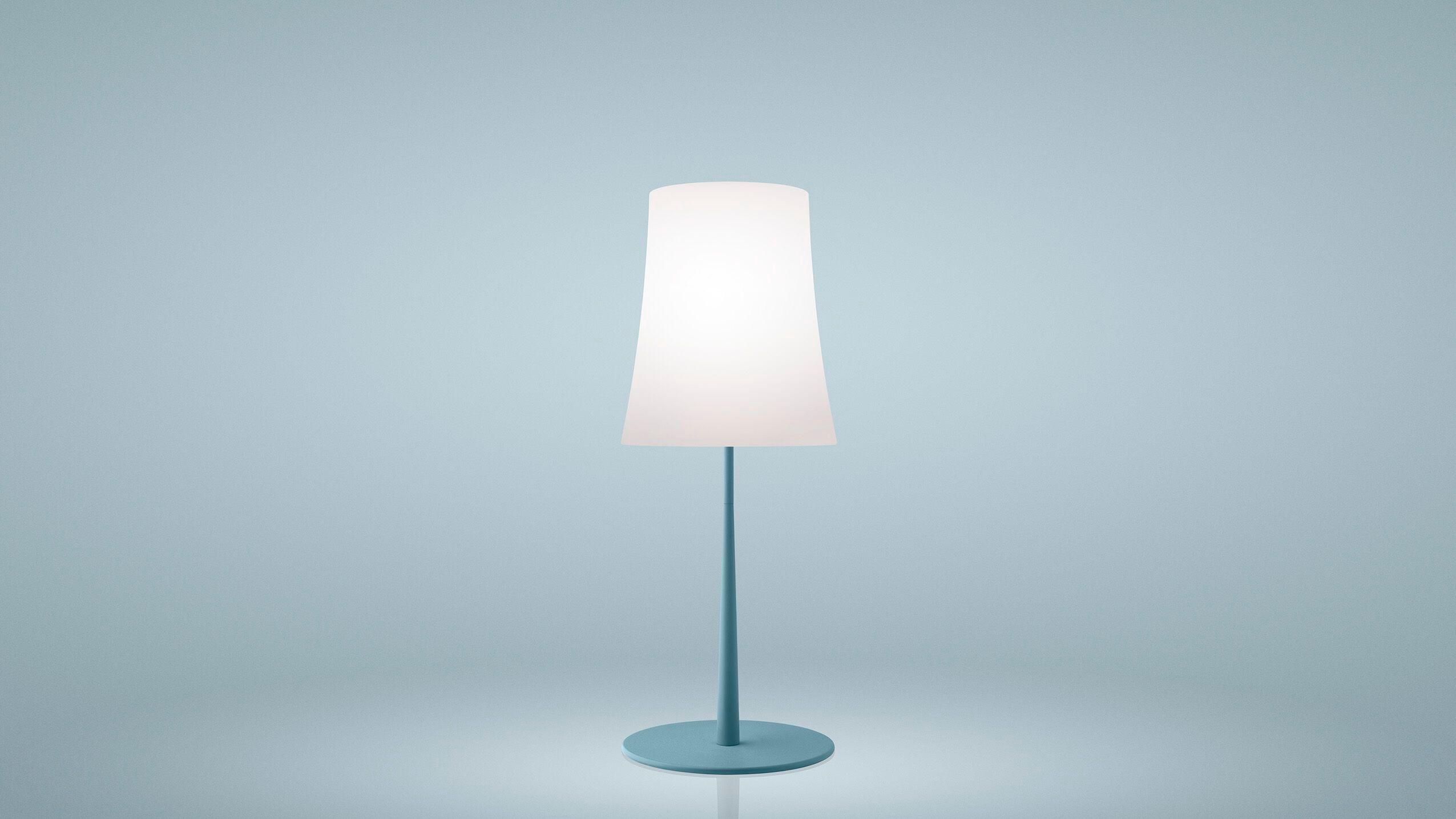 Настольная лампа из поликарбоната и окрашенного алюминия Foscarini птичка ARCH-00034226 - Вид №13