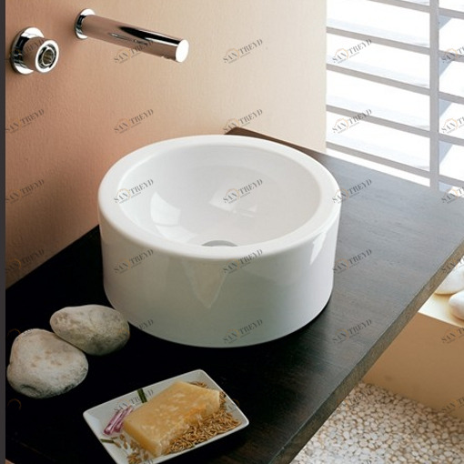 8034 Накладная раковина на столешницу  овальная Scarabeo Ceramiche 